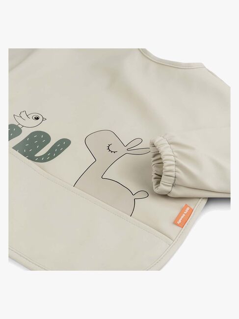 Done By Deer Långärmad Haklapp Med Ficka Lalee, Sand