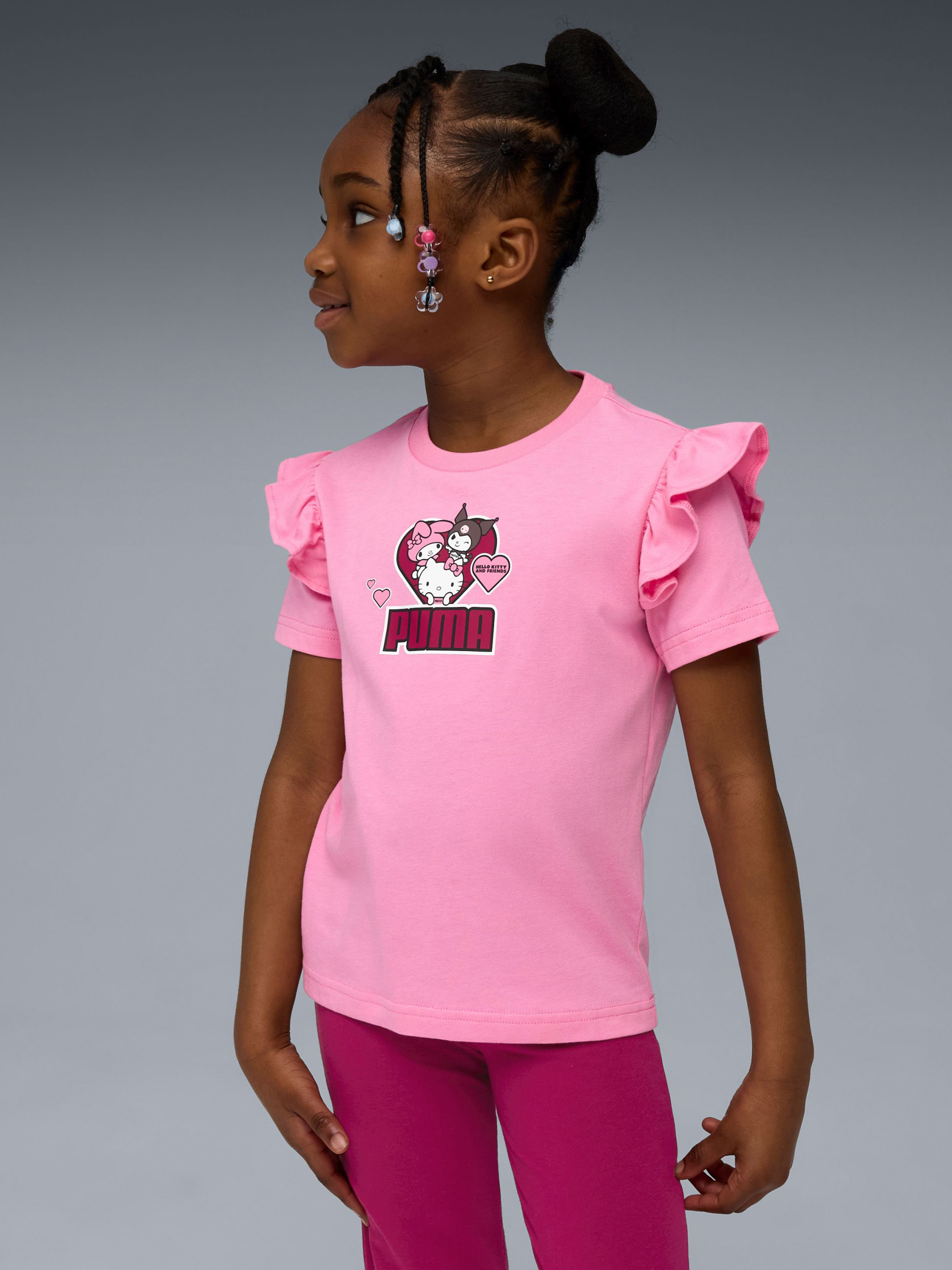 Puma Hello Kitty &  Friends T-shirt, Posie Pink