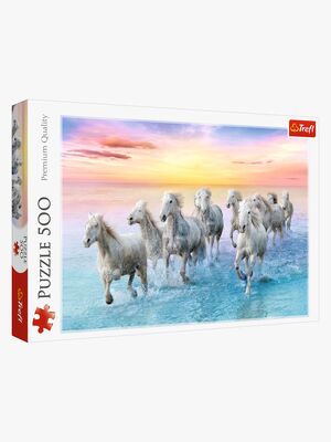 Trefl Galopperande Vita Hästar Pussel 500 Bitar