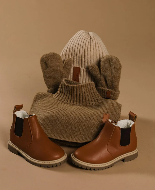 BabyMocs Halskrage, Caramel