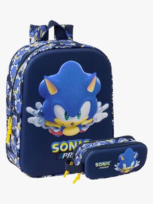 Sonic The Hedgehog 3D Ryggsäck 6L & Pennfodral