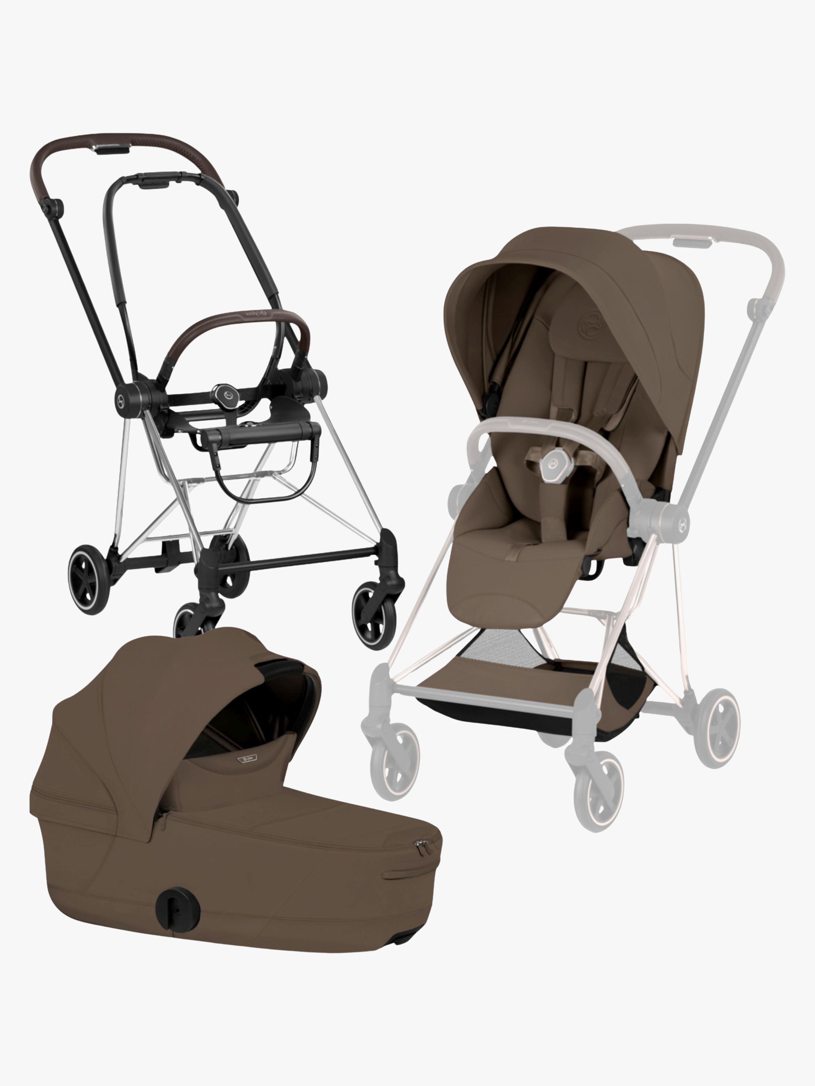 Cybex Mios Style Duovagn, Chrome Brown/Coconut Brown