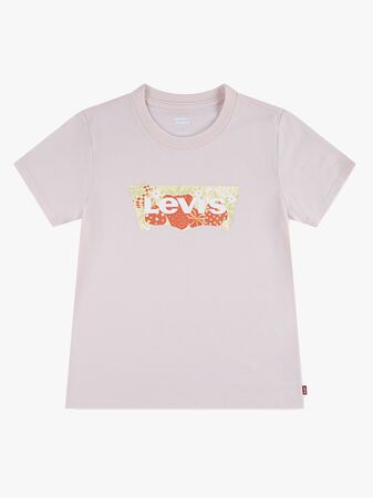Levi's LVG Strawberry SS Batwing T-shirt, Crystal Pink