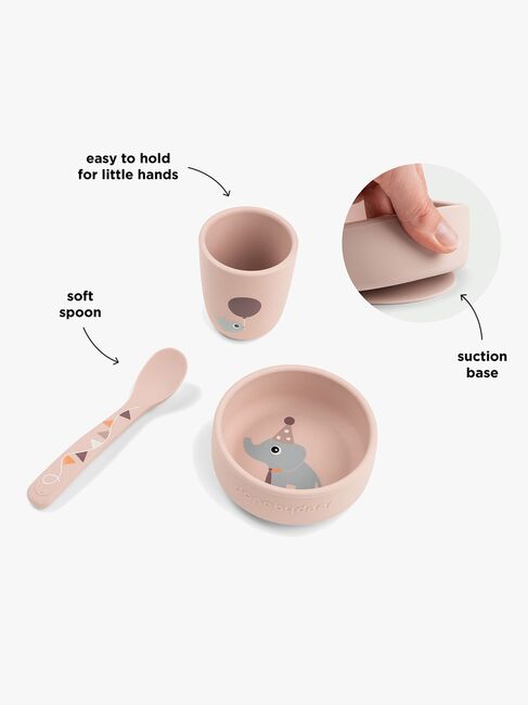 Done By Deer Celebration Silikon Matset Stick & Stay, Powder