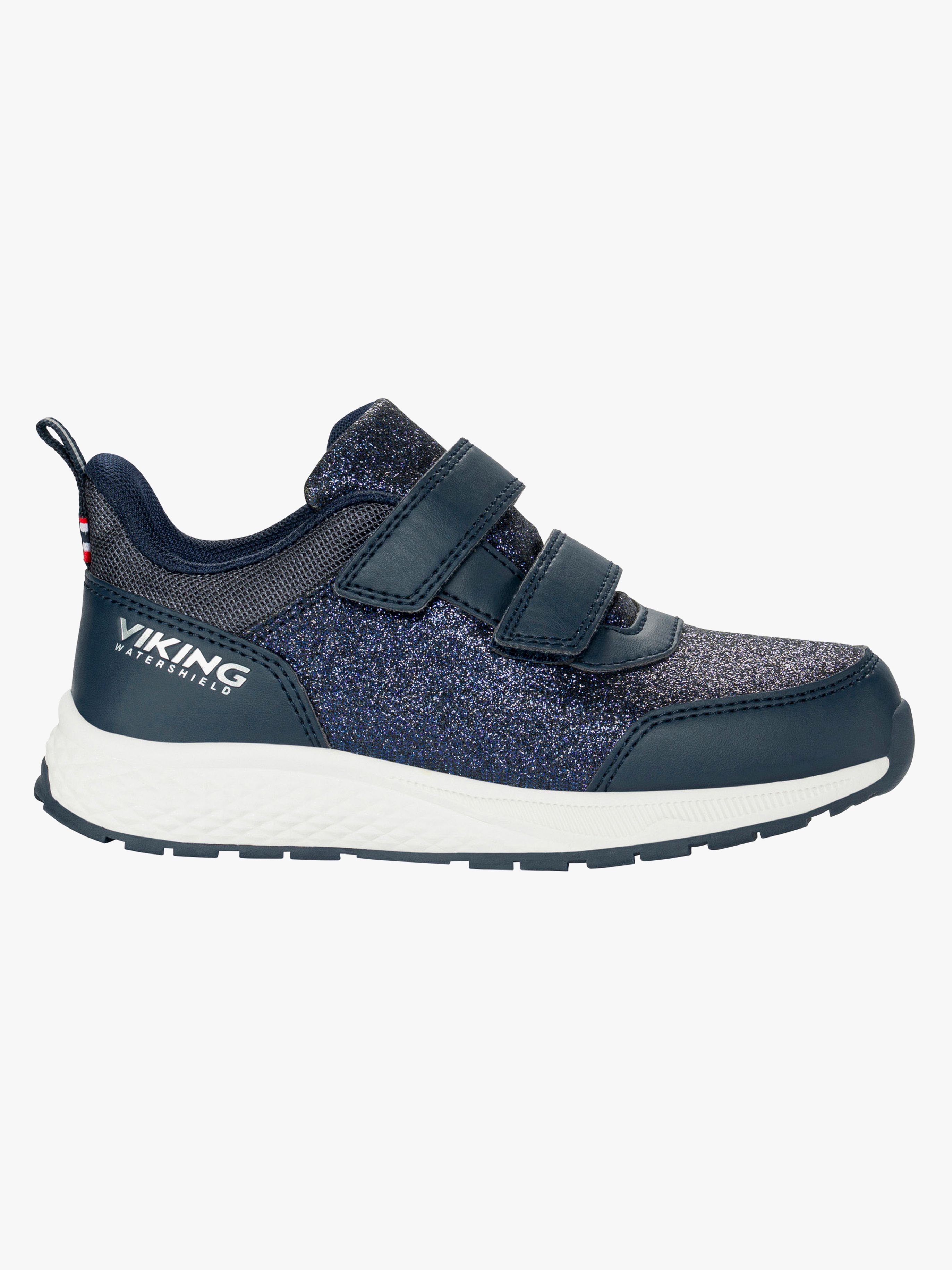 Viking Bouncy Glitter WP 2V Sneakers, Navy, 30