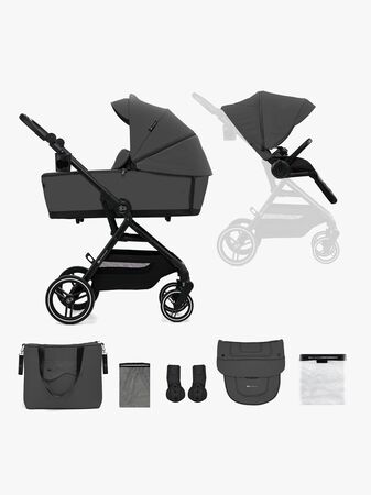 Kinderkraft YOXI 2-in-1 Duovagn, Moonlight Grey