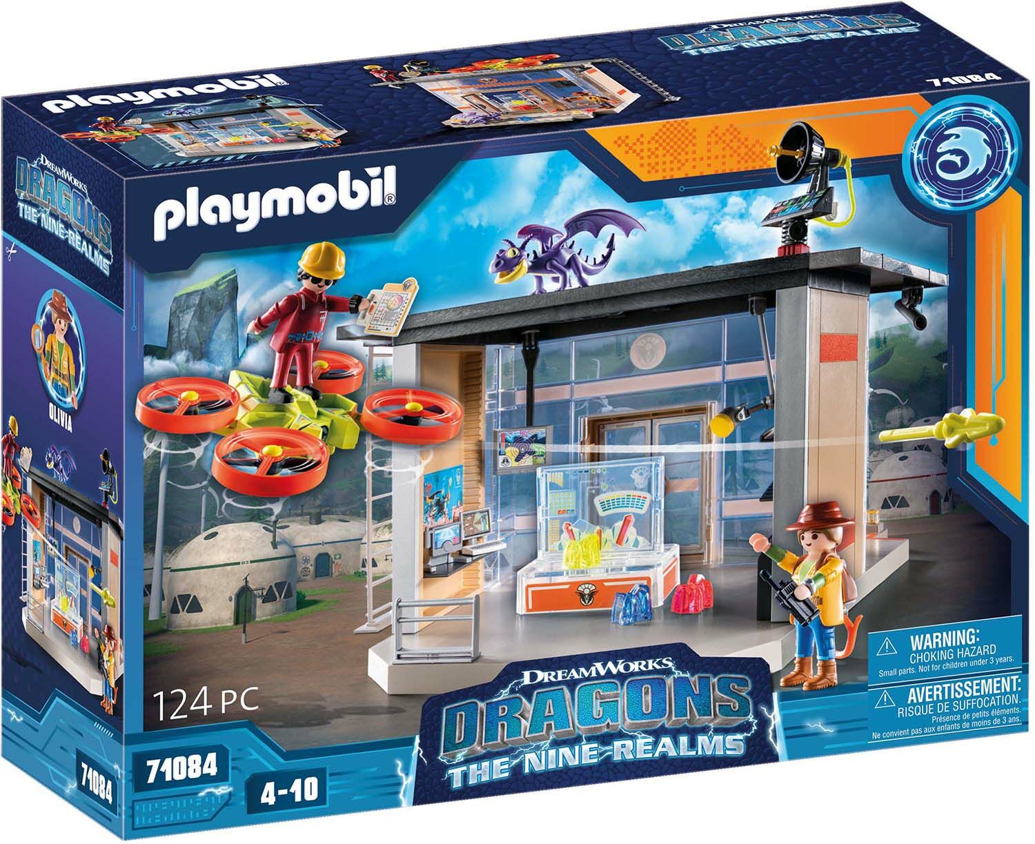 Playmobil 71084 Lekset Drakryttarna: De Nio Rikena Icaris Lab