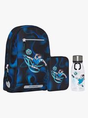 Beckmann Ryggsäck 12L och Pennfodral inkl. Pennor och Flaska, Magic League