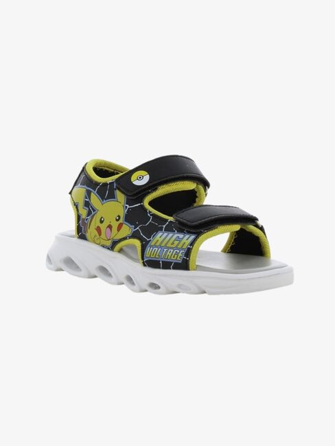 Pokémon Blinkande Sandaler, Black/Yellow