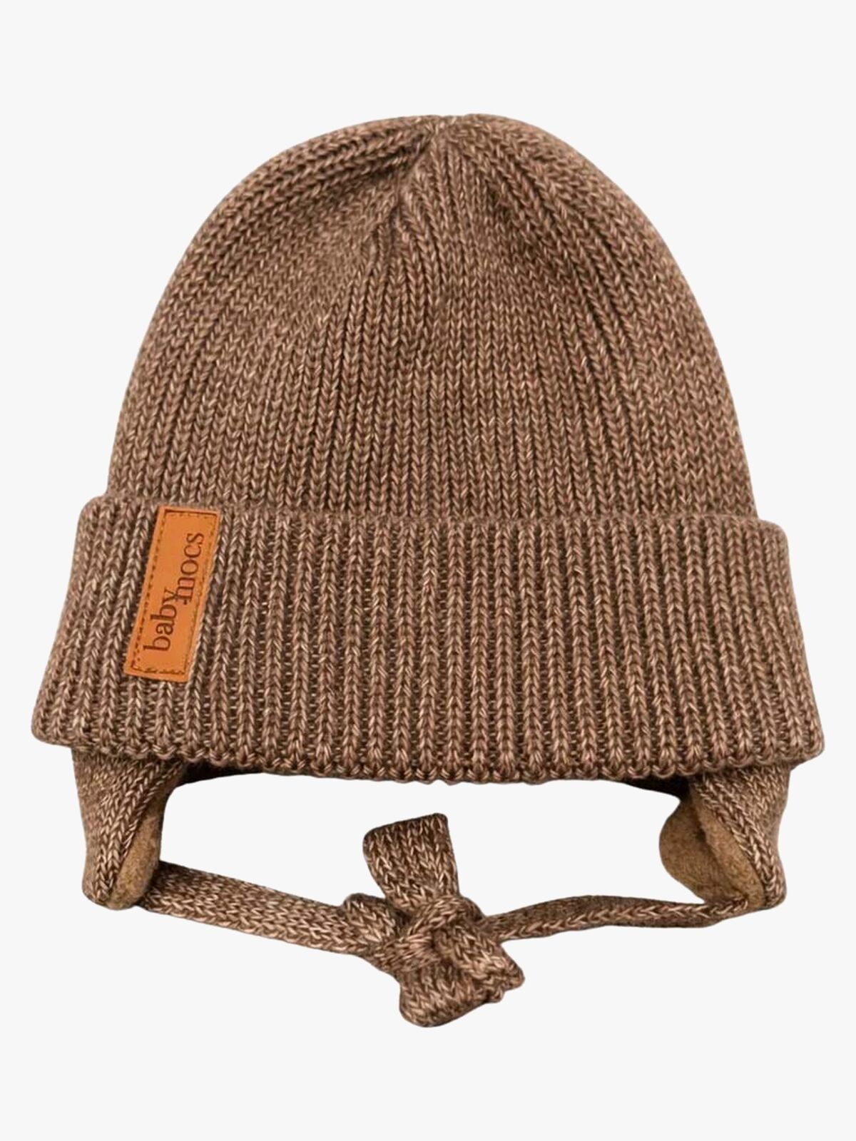 BabyMocs Mössa med Öronlappar, Karamell