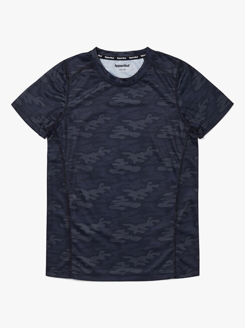 Hyperfied Logo T-Shirt, Grey Camo
