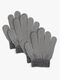Lindberg Sundsvall Fingervantar Ullmix 2-Pack, Grey/Anth