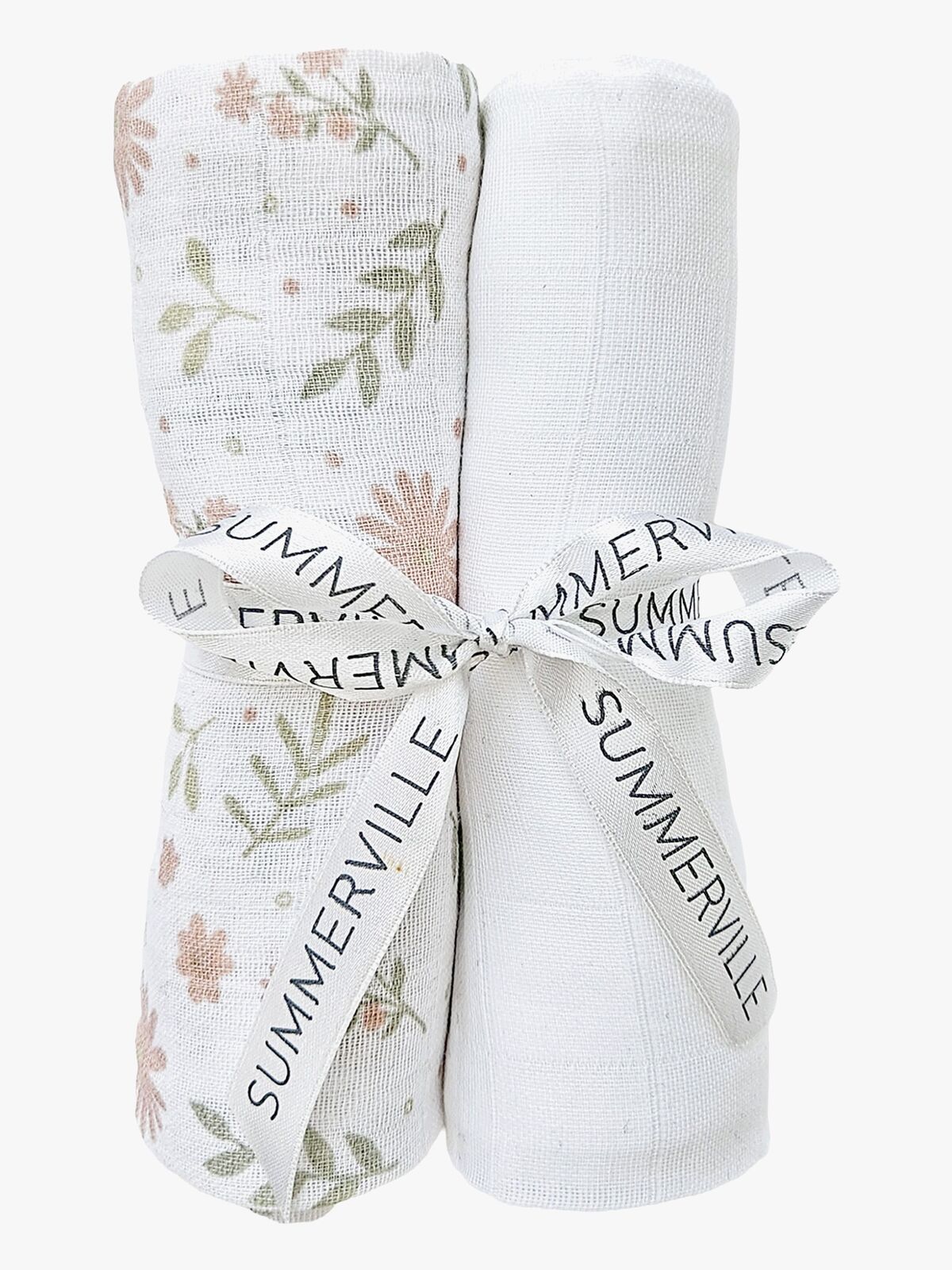 Summerville Organic Muslinfilt 2-Pack, Blossom