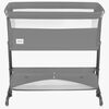 Lionelo Thomi Plus 5-i-1 Bedside Crib, Grey Concrete