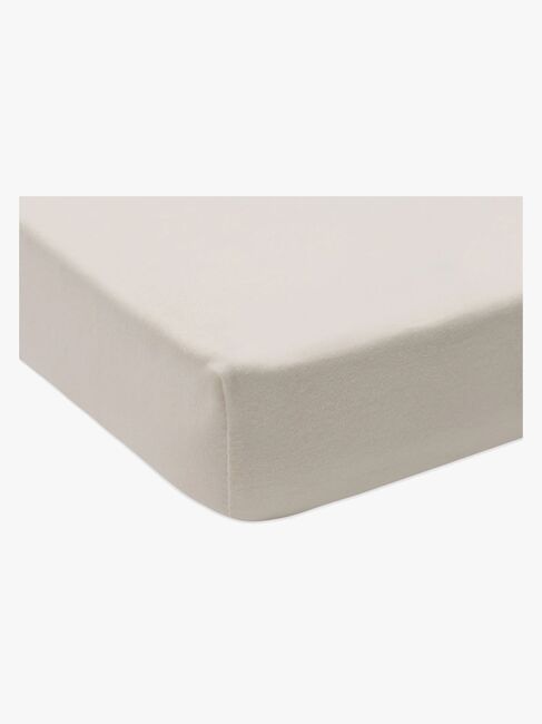 Jollein Dra-på-lakan 2-Pack 40x80, Milky Coffee/Ivory