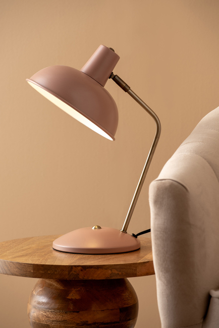 PresentTime Hood Bordslampa, Faded Pink