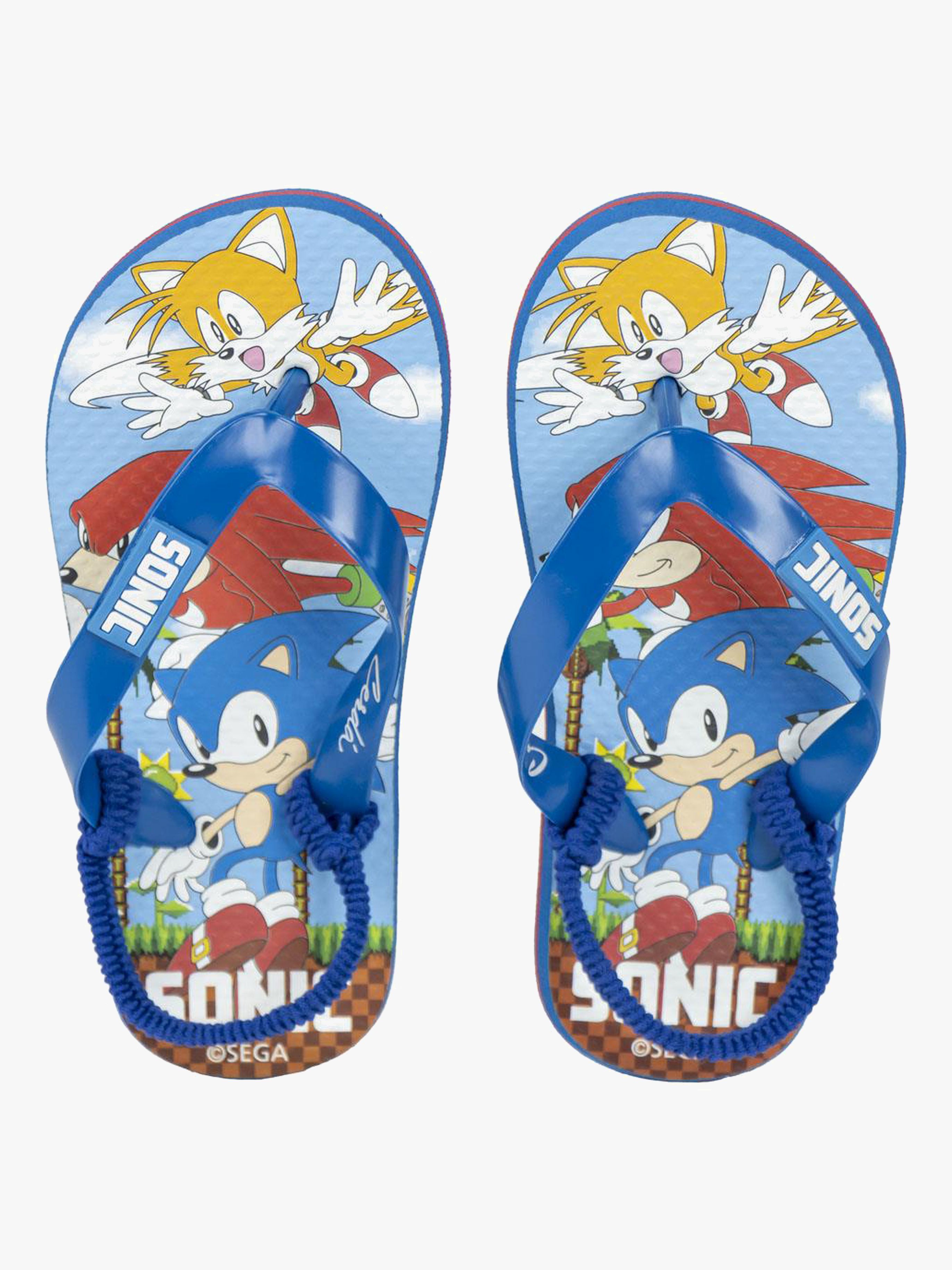 Sonic Flip-flops med Hälrem, Blå, 28-29