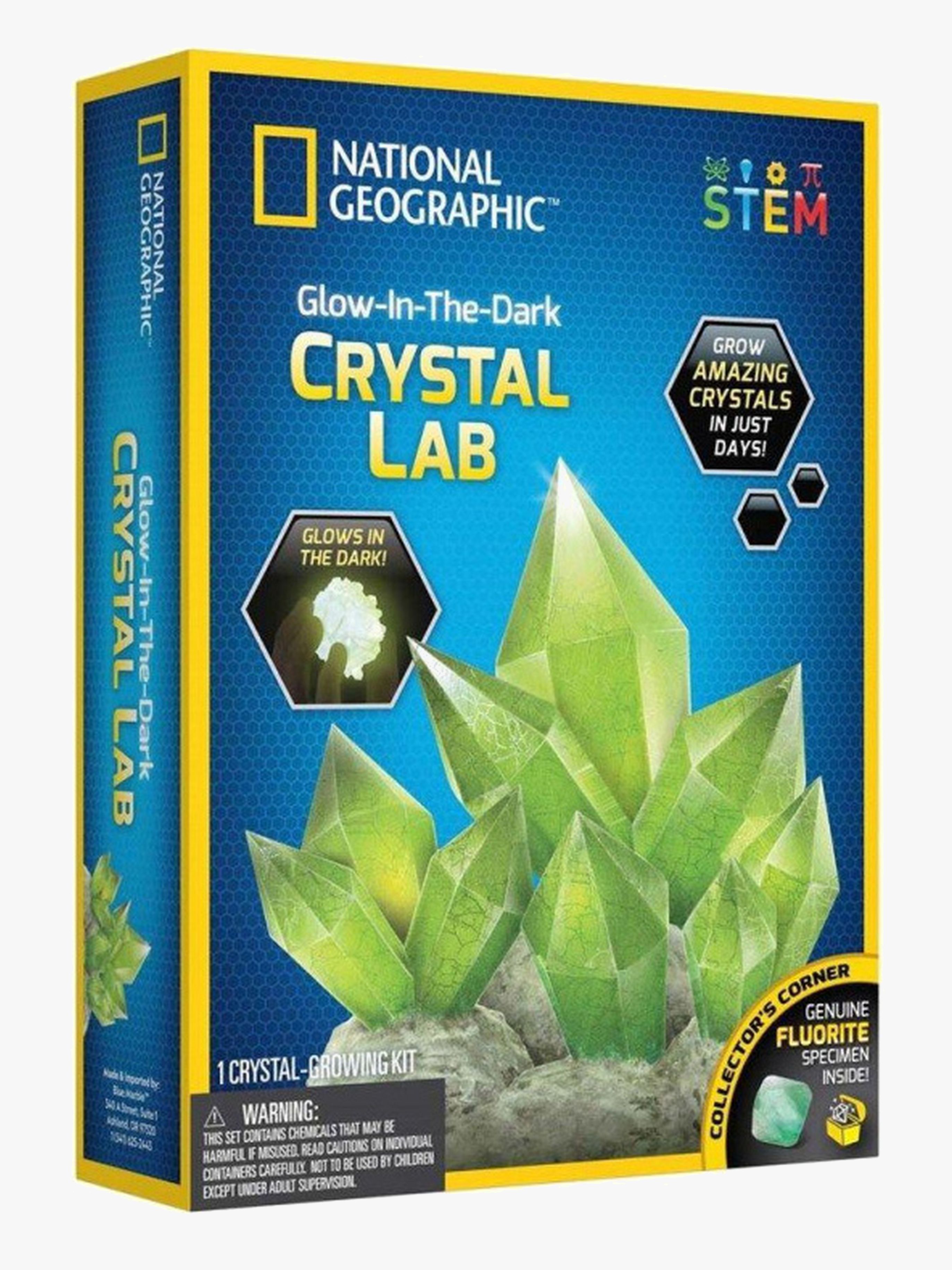 National Geographic Glow-in-the-dark Crystal Lab Experimentset
