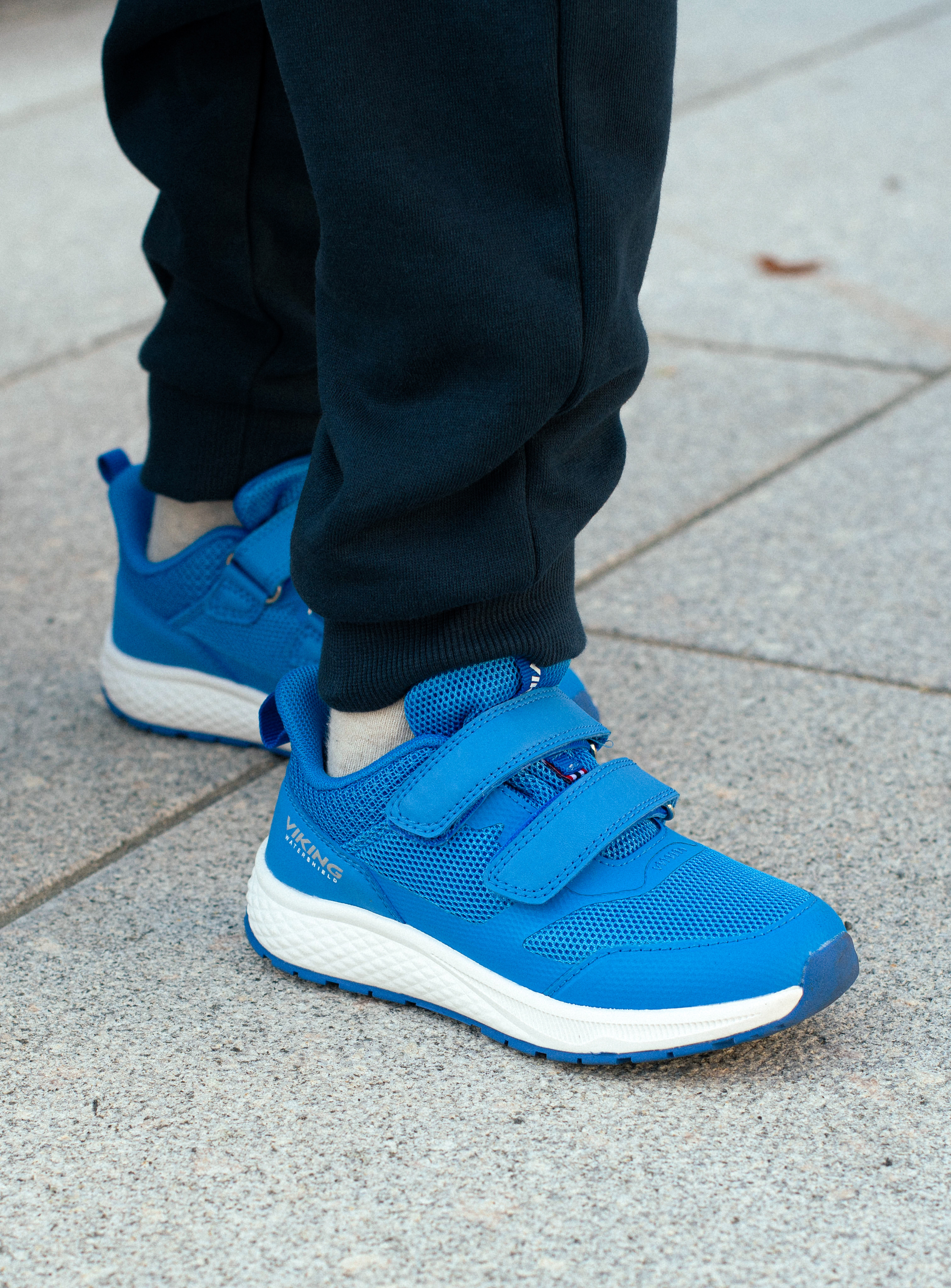 Viking Bouncy 2V WP Sneakers, Blå, 26