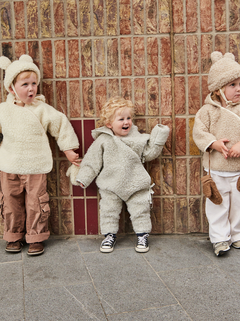 BINIBAMBA Merino Snugglesuit, Milk