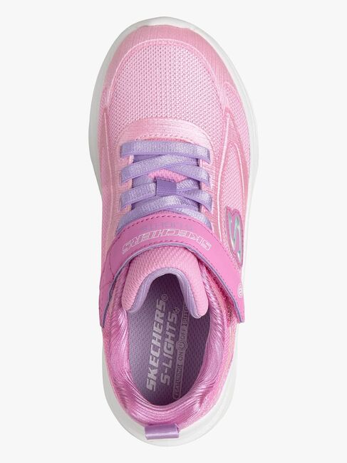 Skechers Sola Glow 2.0 Dazzle Blinkande Sneakers, Rosa 303729NC-PKLV-1727_4b.jpg