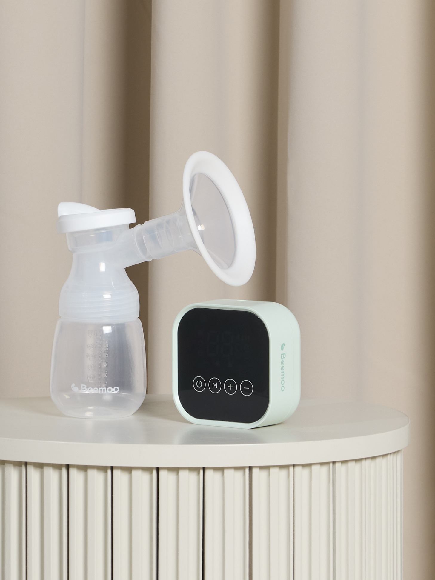 Beemoo CARE Pumply Elektrisk Bröstpump Singel, Soft Green