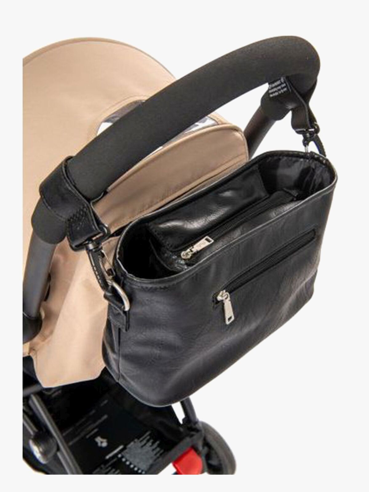 Tinkafu Tiny Tinkabag Organizer, Svart PU-Läder