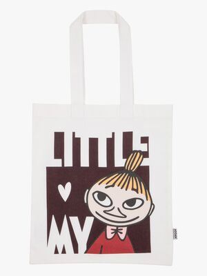 Mumin Lilla My Tygkasse, Vit