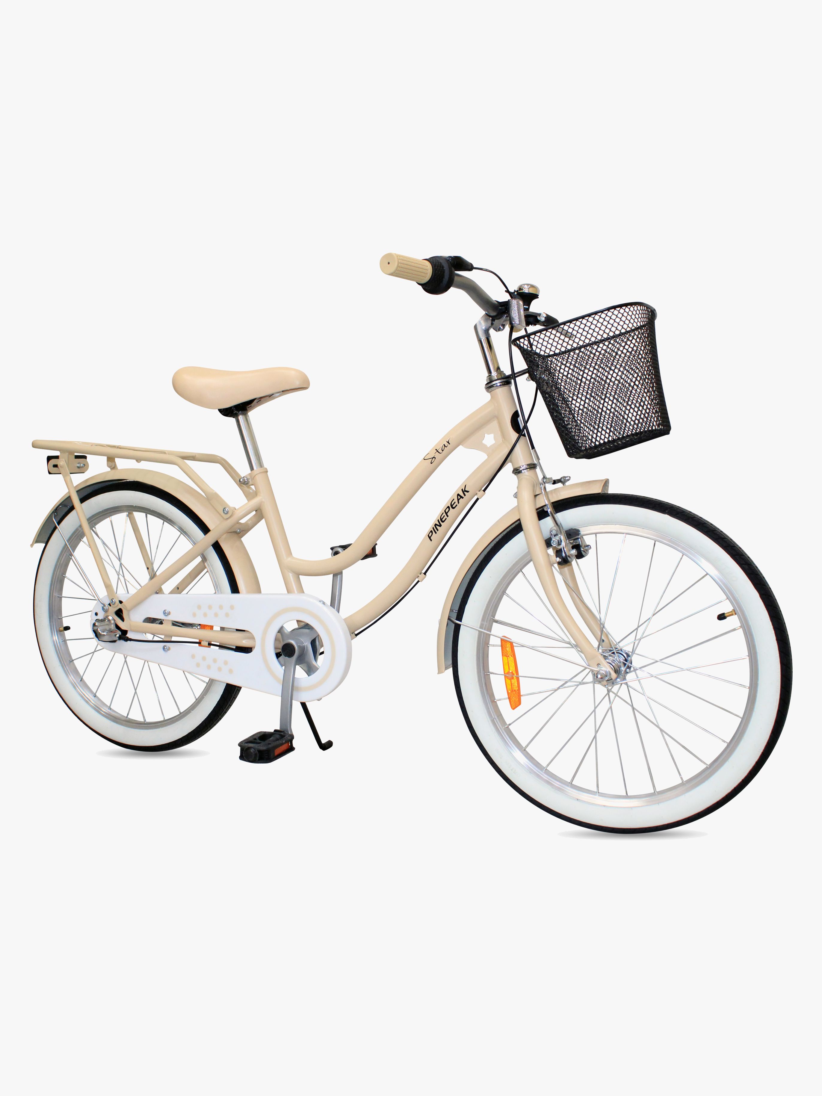 Pinepeak Star Cykel 20 Tum, Beige