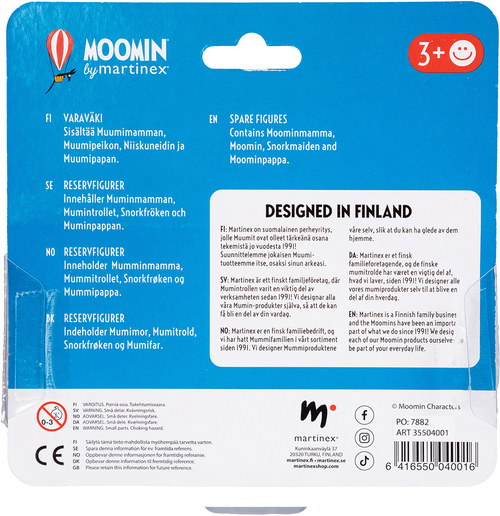 Mumin Reservfigurer Familj