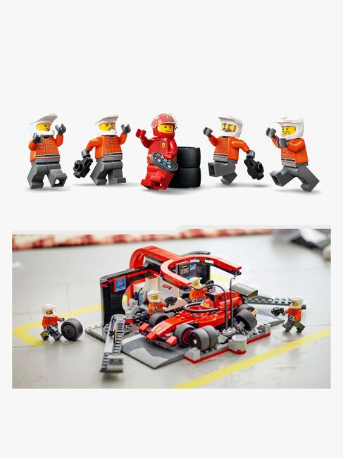 LEGO City 60443 F1 depåstopp & depåteam med Ferrari bil