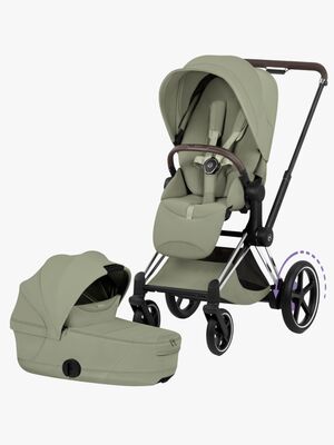 Cybex ePriam Style Duovogn, Chrome Brown/Sage Green