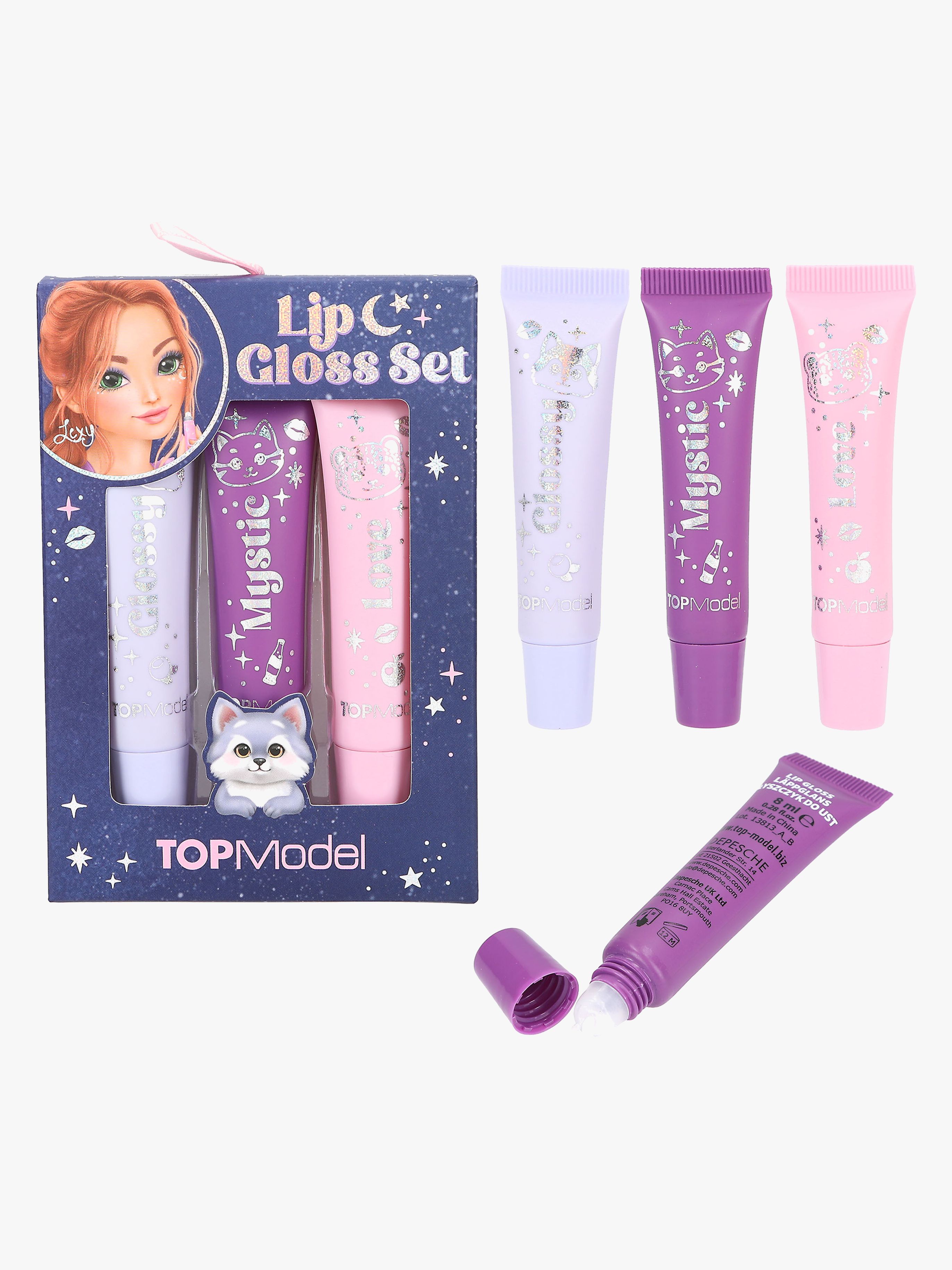 TOPModel BEAUTY and ME Läppglans 3-Pack