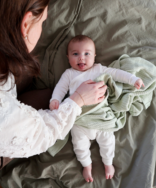 Vinter & Bloom Soft Grid EKO Gallerfilt, Tender Green