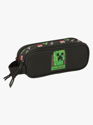 Minecraft Dubbelpennfodral, Svart