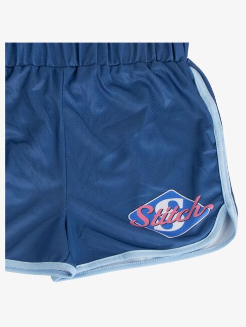 Disney Stitch Linne & Shorts Sport Set, Blå