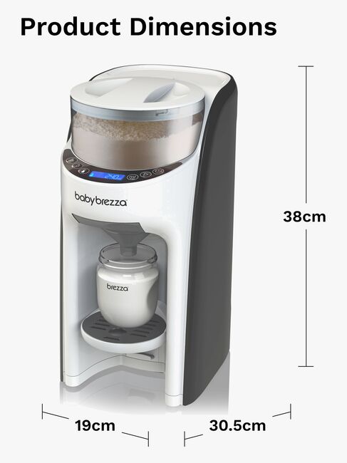 Baby Brezza Formula Pro Advanced Mjölkersättning- och Vällingmaskin, White