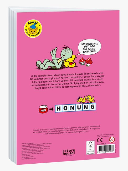 Egmont Kärnan Bamse Korsordsbok