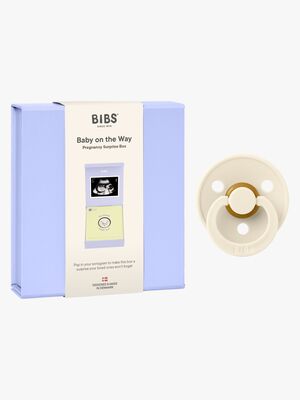 BIBS Baby On The Way Gåvoset Latex Stl 1, Ivory