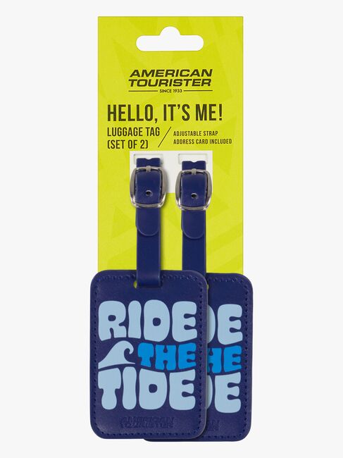 American Tourister Graphic Tags Bagagetag 2-Pack, Ride The Tide