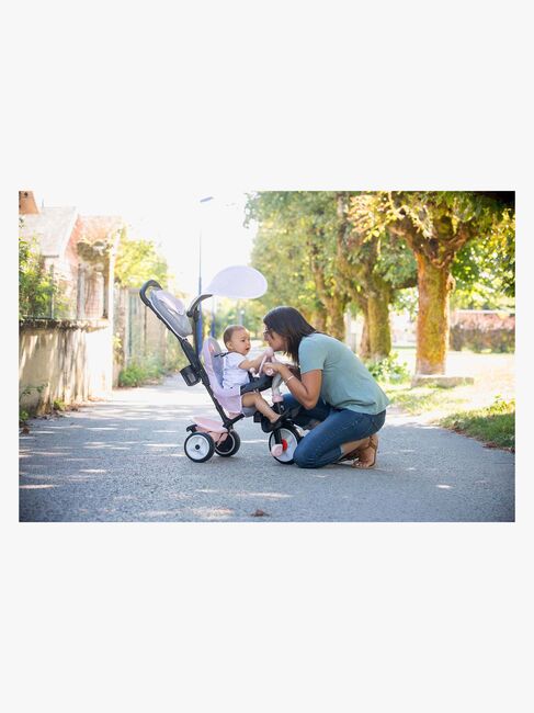 Smoby Trehjuling Baby Driver Plus, Pink