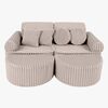 MeowBaby Churros Soffa Max, Pebble Beige