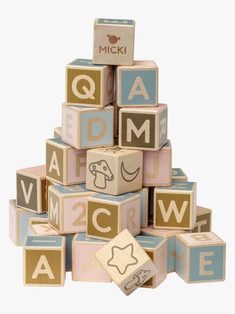 Micki Bokstavsklossar 36 st