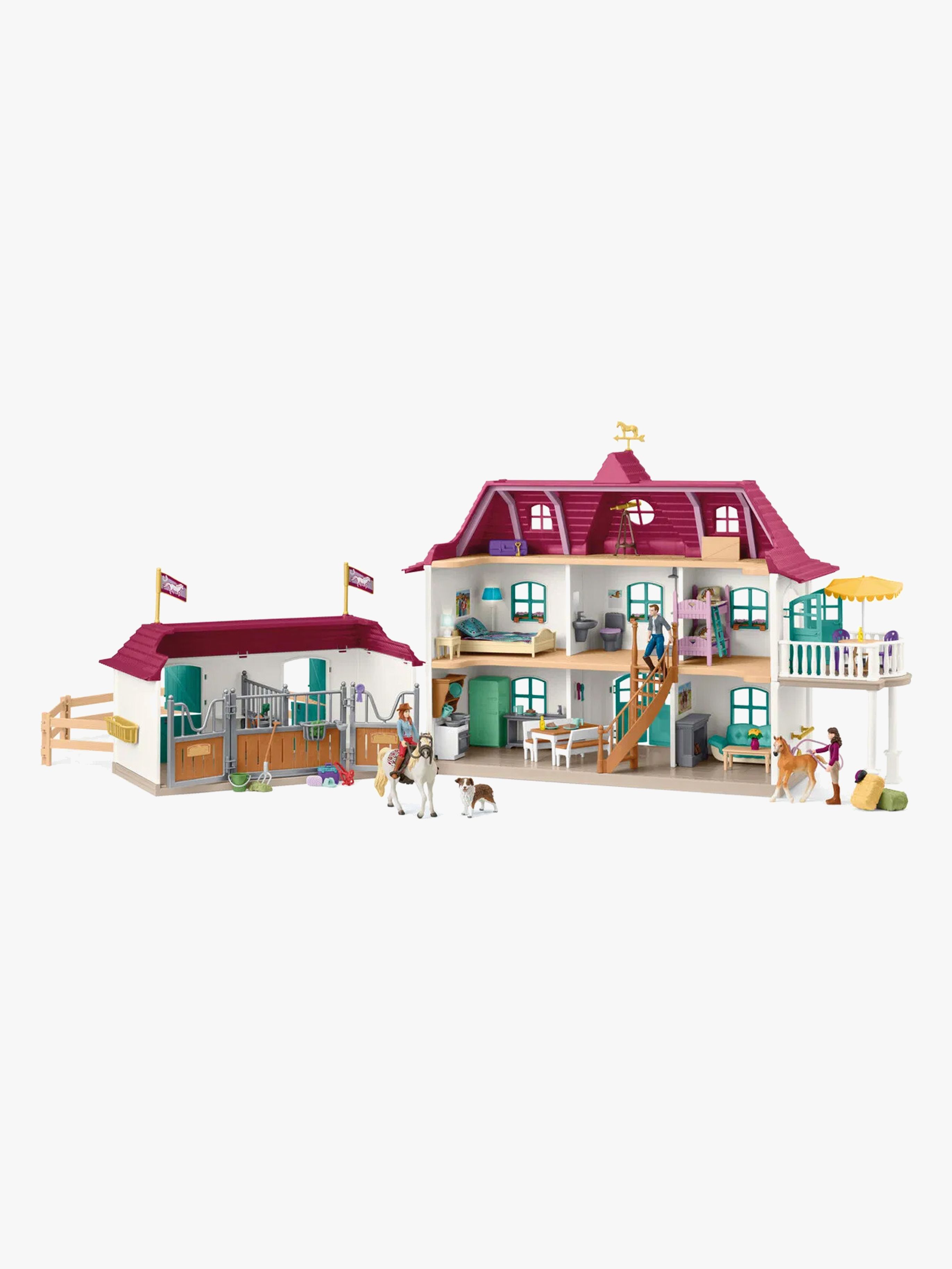 Schleich 42706 Horse Club Lekset Lakeside Country House &  Stall