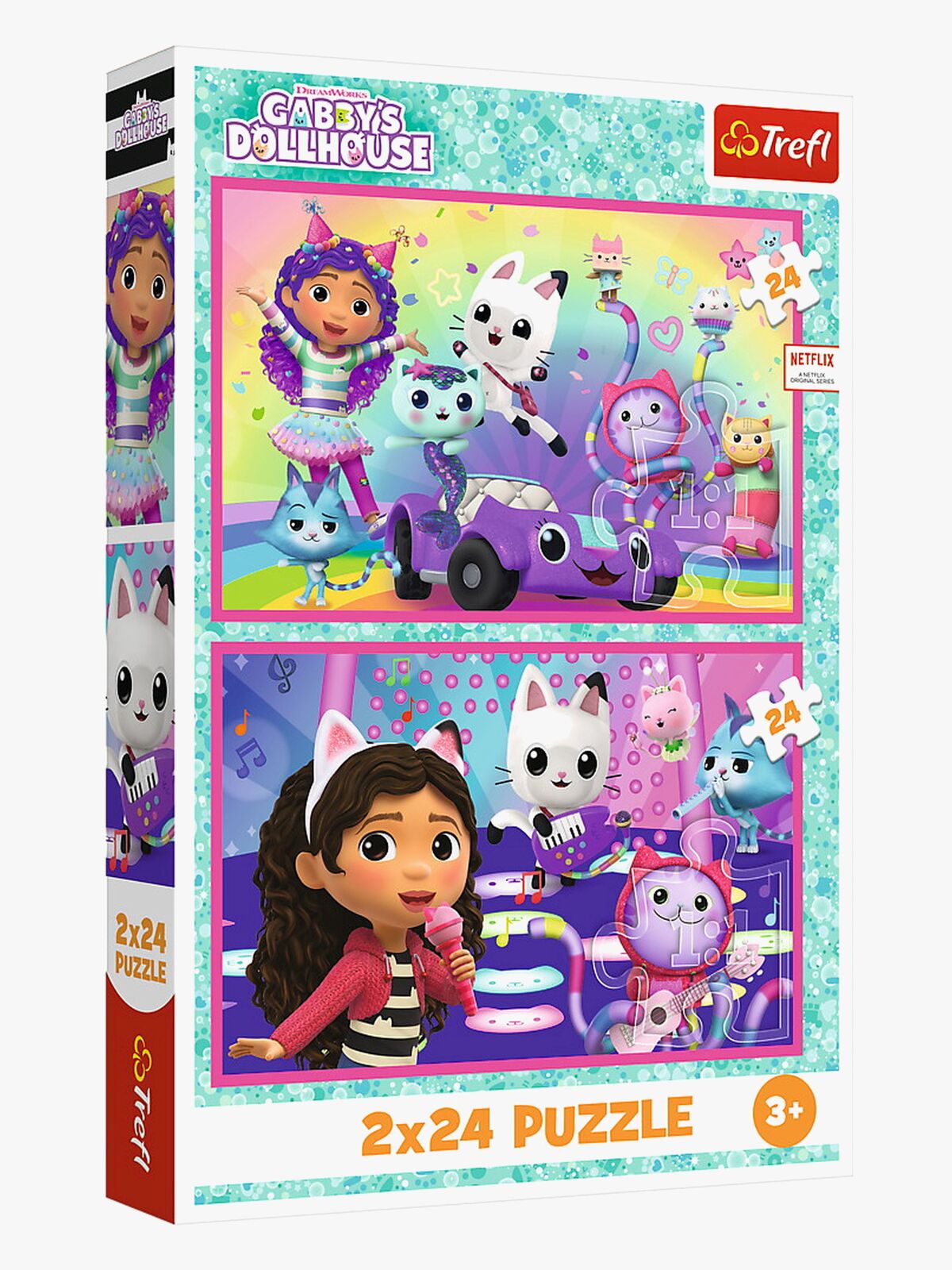 Trefl Gabby's Dollhouse Pussel 2x24 Bitar