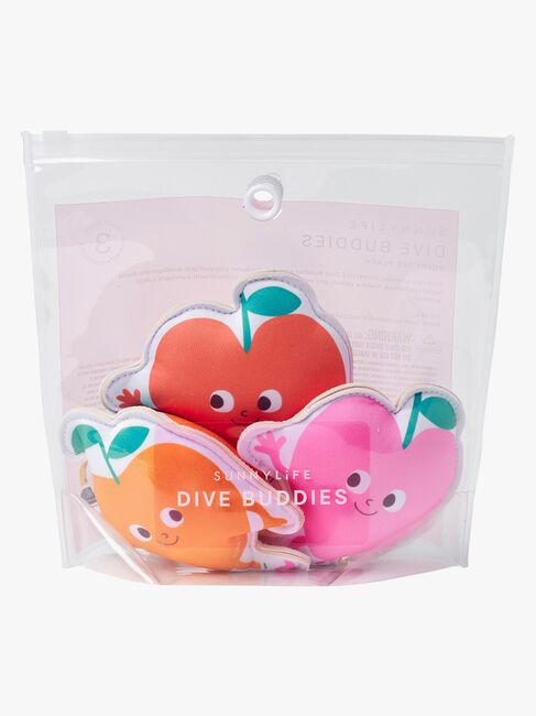SUNNYLiFE Dykleksaker 3-Pack, Poppy the Peach Multi