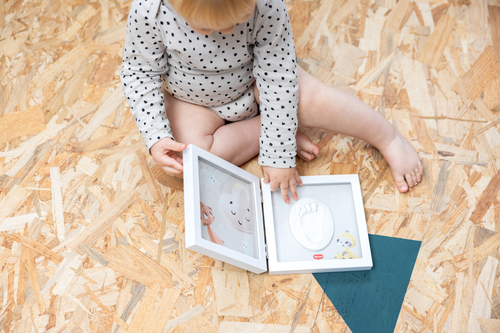 Tiny Love Babyprint Ram Handavtryck Enkel, Vit