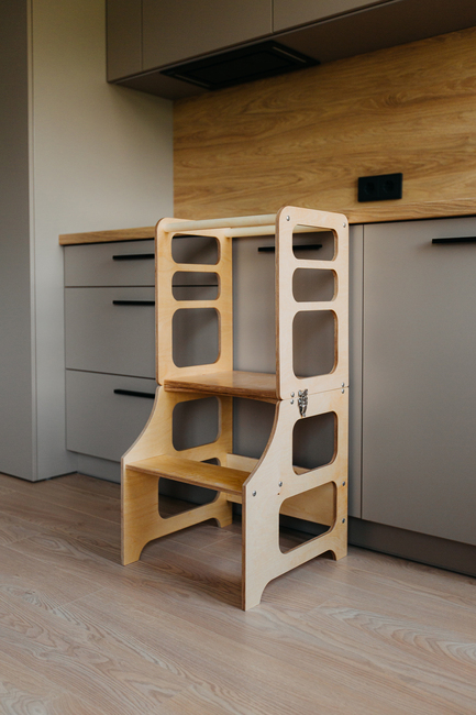 Duck Woodworks Fällbar Hjälpa Till Pall, Natur