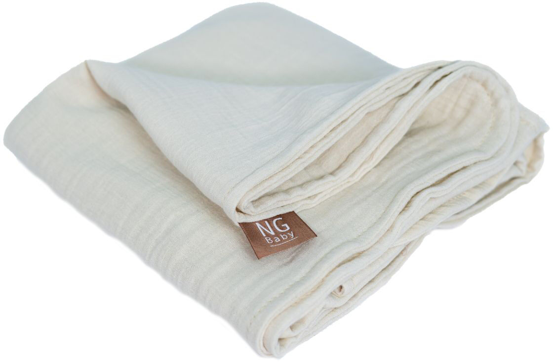 NG Baby Muslinfilt Deluxe Ivory