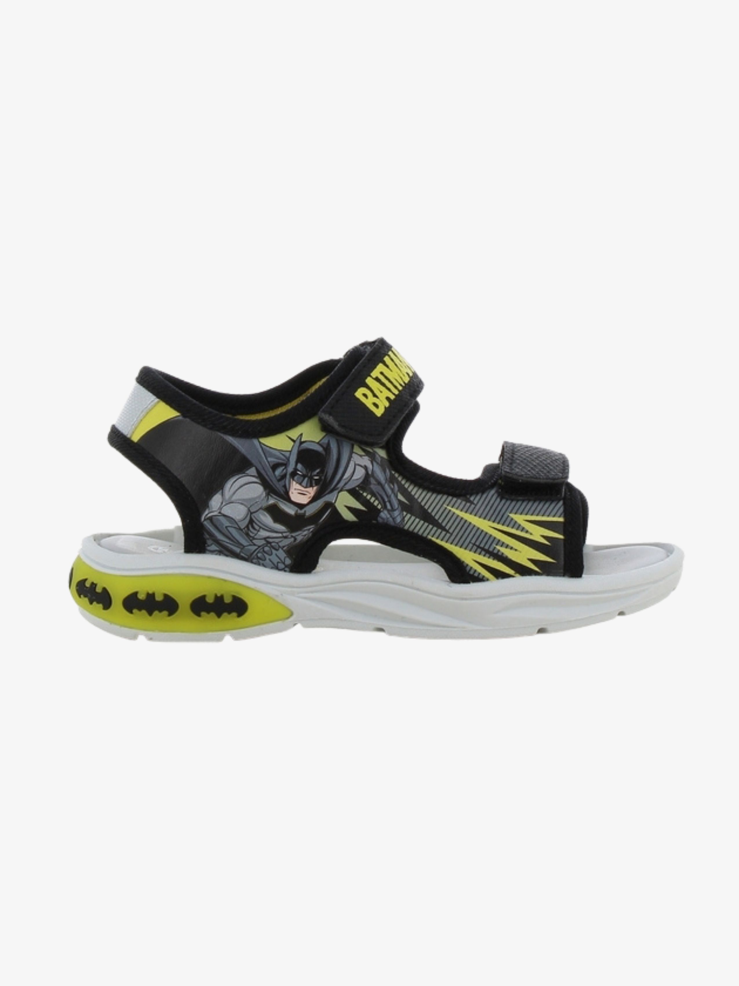 Batman Blinkande Sandaler, Black/Silver, 30